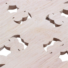 4X Wooden Decal Supply European-Style Applique Real Wood Carving Accessories and Retail.Woodcarving 15x15x2Cm