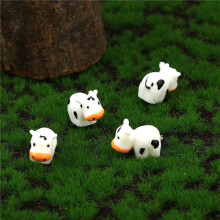 120 Pièces Figurines de Vaches Mignonnes, Petites Vaches Miniatures en Résine, Ornements de Vache, Animaux en Résine pour Maison de Paysage,