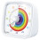 3X 60-Minute Visual Timer with Night Light, Countdown Timer,Pomodoro Timer with Rainbow Pattern White 2