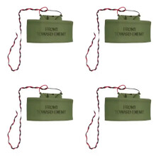 4X Ring Cam Claymore Mine Sonnette Fausse Mine Accessoires Réplique Éviter les Interruptions Sonnette Blagues Maison Prankster Sonnette