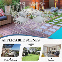 2X Outdoor Chair Cushion,Square Corner  Cushions for Patio Furniture,Garden Couch Pads, Indoor Dining Chair Pad