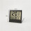 2X Electronic Folding LCD Digital Alarm Clock Desktop Temperature Hygrometer Clock Black 6