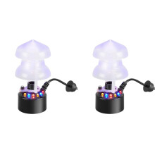 2X Mist Maker 12 LED Monsieur Fogger Fontaine D'Eau Étang Machine à Brouillard Électrique à Ultrasons Atomiseur avec Guard Prise UE
