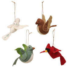 Cartoon Fabric Bird Decorative Pendant Cute Animal Pendant Photo Props Scene Dress Garden Home Decoration