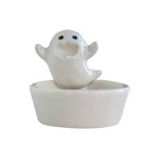 Candle Holder, Ghosts Campfire Flicker Flame Halloween Nightlight,Night Light Halloween Indoor Decorations