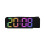Simple Projection Alarm Clock LED Large Font Display Electronic Clock with Temperature Display F Style 1