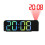 Simple Projection Alarm Clock LED Large Font Display Electronic Clock with Temperature Display E Style 6