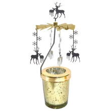 Rotating Candle Holder Candlelight Dinner Props Rotating Projection Candle Holder,Deer