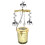 Rotating Candle Holder  Candlelight Dinner Props Rotating Projection Candle Holder,Deer 1