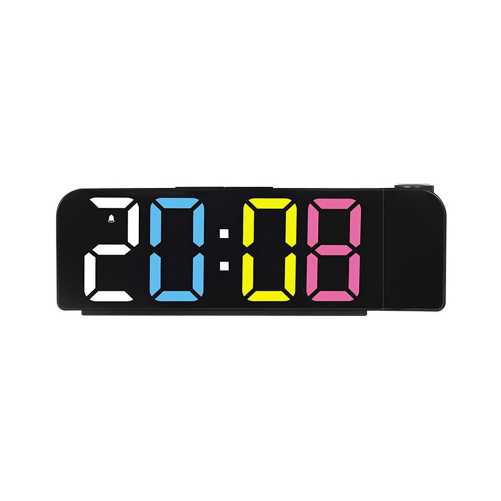 Exogio Simple Projection Alarm Clock Led Large Font Display Electronic Clock With Temperature Display G Style