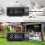 Projection Alarm Digital Clock USB Rechargeable Electronic Clock with 180 Rotating Projector 4 Level Brightness Dimmer 3