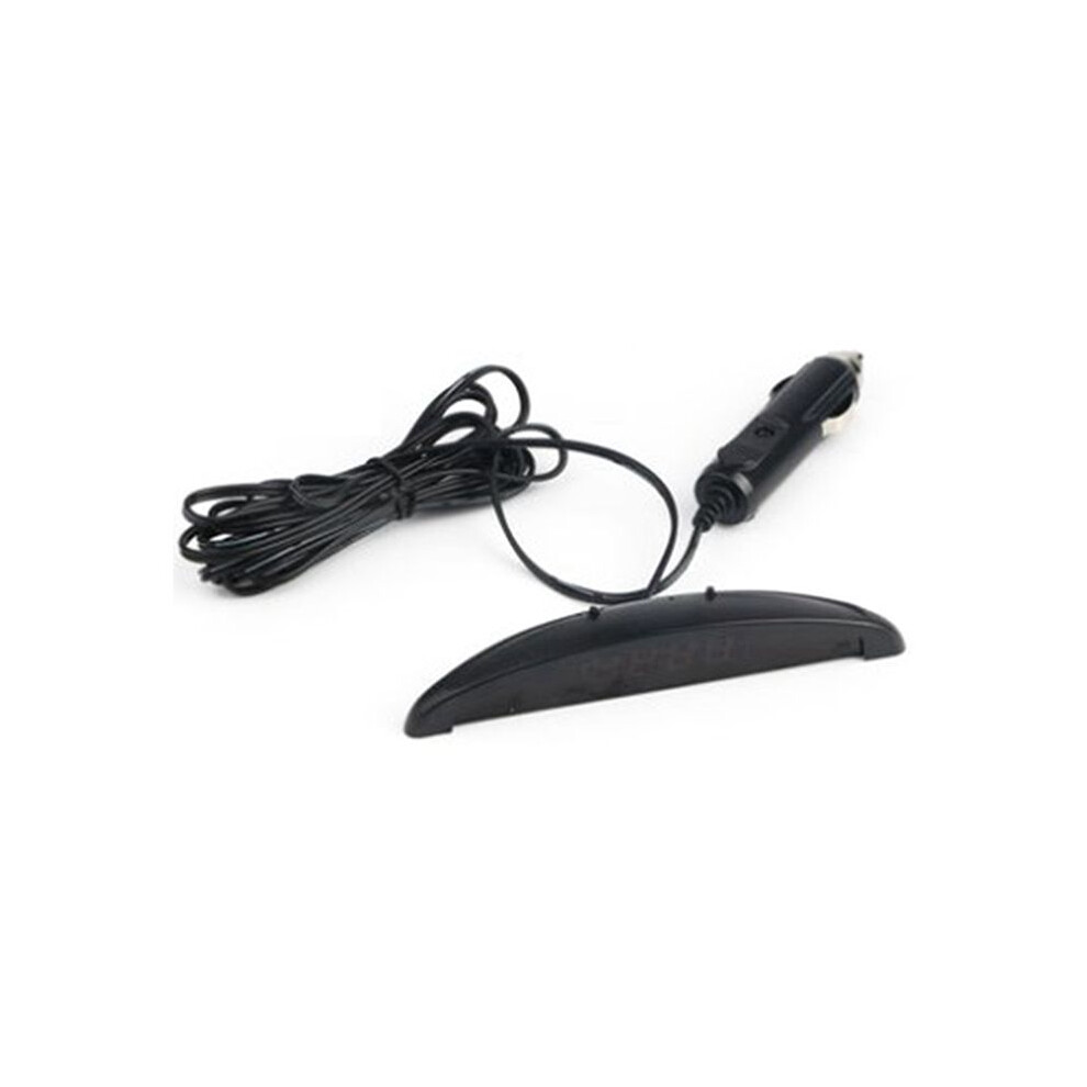 Car-Grade Car Electronic Clock, Car Electronic Clock, With Luminous In-Car Thermometer & Voltmeter Font Green 6033887383199