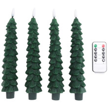 Simulatie Kaarslamp Paraffine Decoratie met Afstandsbediening Atmosfeer Modelleringslamp