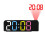 Simple Projection Alarm Clock LED Large Font Display Electronic Clock with Temperature Display G Style 6