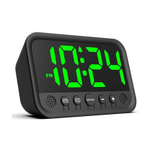 Digital Alarm Clock for Bedroom,Loud Alarm Clock Electric Desk Clock Nightstand Clock with Adjustable Volume Snooze