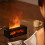 Flame Aroma Diffuser Fireplace Essential Oil Diffuser Air Humidifier Cool Mist Difusor with Realistic Fire Night Light A 2