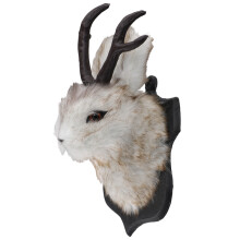 Ostergeschenk Hasenköpfe Geweih Wandbehang Dekoration Tiere Hirsch Halterung für Zuhause Simulation Harz Kunst Ornamente