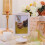 Double Sided Standing Picture Frames 4x6 Inch 2 Side Pedestal Picture Frames Plastic White Photo Frames Set for Display 5