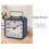 Small Metal Square Alarm Clock Desktop Silent Clock Students Sleep Luminous Quartz Watch Clock 7