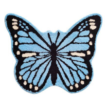 Butterfly Animal Carpet Bedroom Living Room High-End Thickened Special-Shaped Floor Mat Absorbent Floor Mat A