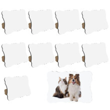 10Pack Sublimation Photo Frames Blank with Stand Heat Transfer Wooden Sublimation Photo Frames for DIY ,6X8inch