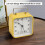 Small Metal Square Alarm Clock Desktop Silent Clock Students Sleep Luminous Quartz Watch Clock 3