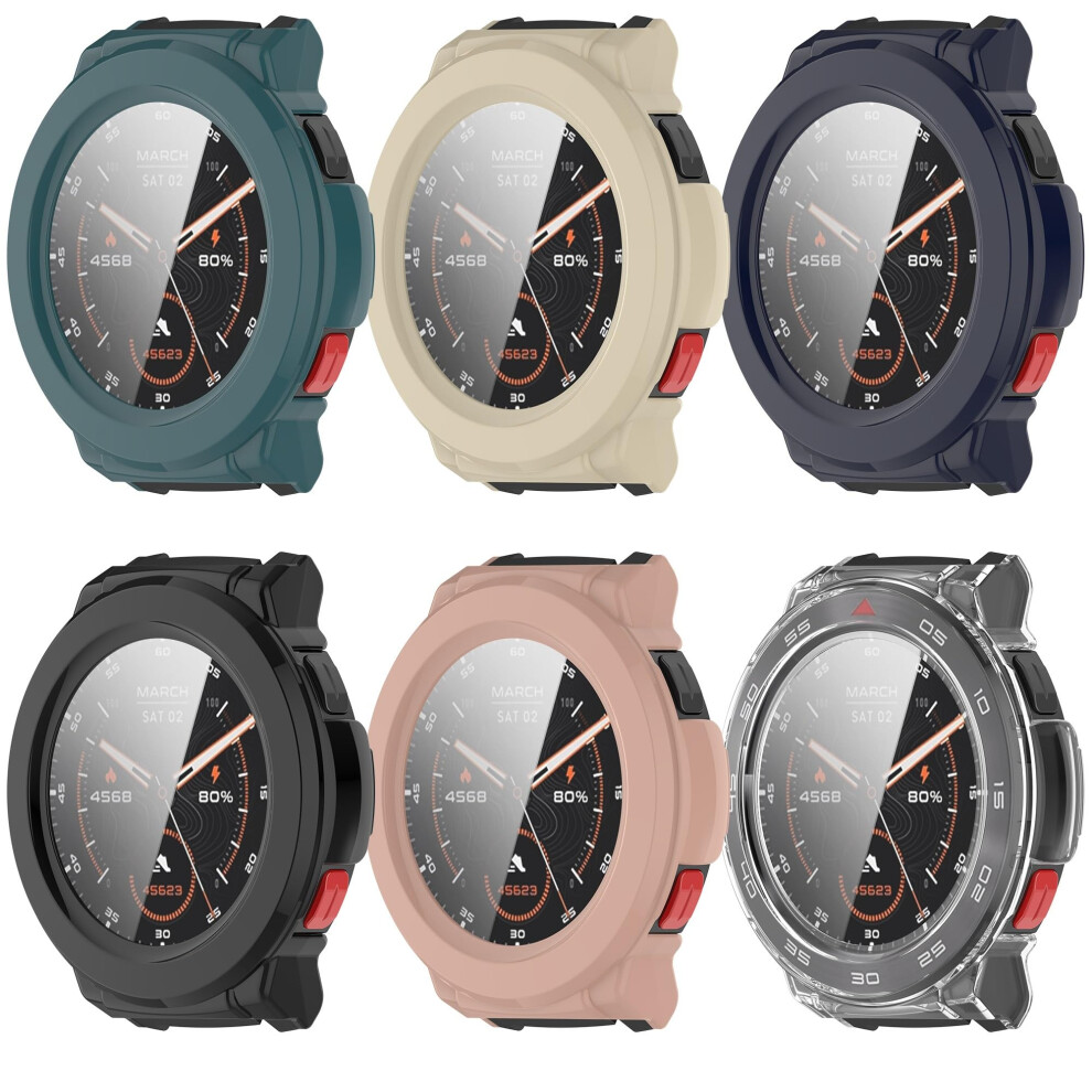 Case And Screen Protector Slim Hard Pc Bumper Cover Full Coverage Smartwatch 6 Colors For Mibro Gs Pro 9169991093420