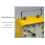 Small Metal Square Alarm Clock Desktop Silent Clock Students Sleep Luminous Quartz Watch Clock 8