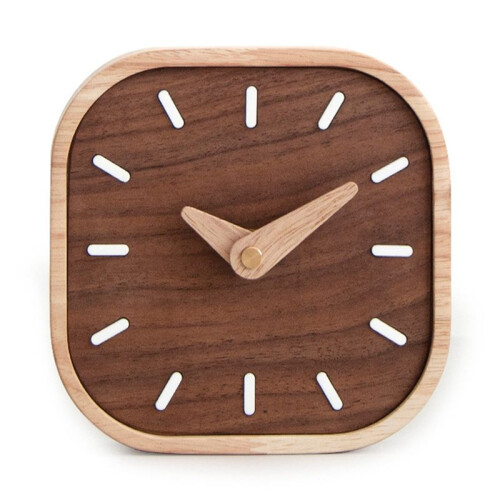 Hour Clock Desktop Mute Watch Clock Bedside Clock  Clock Nordic Home Decor
