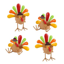 Wrought Iron Metal Colored Turkey Tea Light Candle Holder Candle Holder Stands As A Family Tabletop Centerpiece