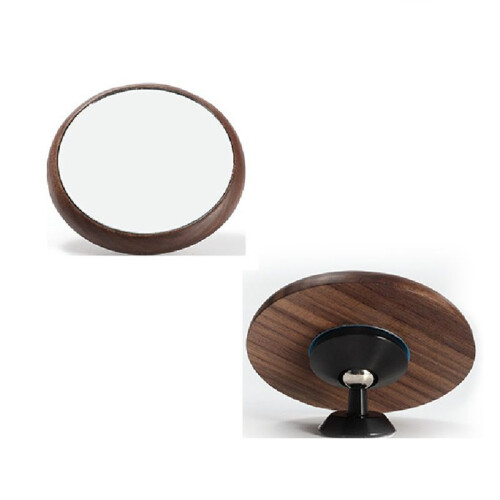 Extraction Viewing Mirror Multi-Directional Solid Wood Reflector Coffee Machine Mirror 2