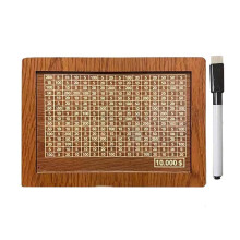 Money Box with Counter Cash Vault Wooden Savings Box,Cash Saver Box,Coin Counter Piggy Bank,Money Box with Money Target