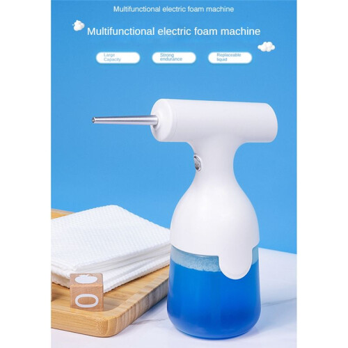 350Ml Automatic Electric Foam Dispenser Bathroom  Washing Continuous Foaming Shampoo Detergent Bubble Sprayer