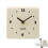 Clock Simple Retro Living Room Decor Silent Desktop Clock Clock Decor Creamy White 5