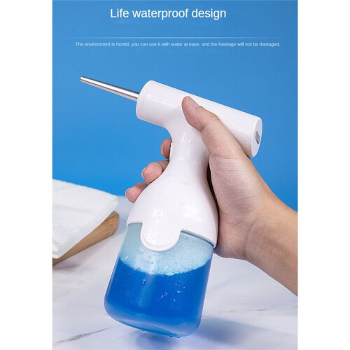 350Ml Automatic Electric Foam Dispenser Bathroom  Washing Continuous Foaming Shampoo Detergent Bubble Sprayer 2