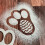 Easter Rabbit Foot Print Stencil Floor Bunny Foot Print Template Reusable Stencil 5