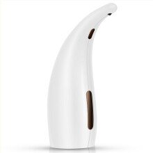 Distributeur de Savon Automatique Distributeur de Savon Ă Capteur Infrarouge Sans Contact Accessoires de Cuisine Distributeur de Savon, Blanc