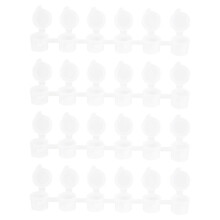 80 Strips 480 Pots Empty Paint Strips Paint Cup Pots  Paint Pots Clear Storage Containers for Paintings Art (3Ml)