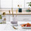 Drain Storage Cages, Separate Racks, Bathroom Toothbrush Paste Storage Boxes, Kitchen Household Storage Boxes White 3