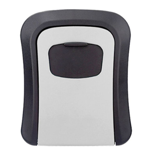 Wall Mount Key Lock Box 4 Digit Password Code Security Lock for Home Office Key Safe Secret Storage Box Organizer 2
