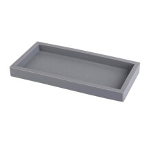 Bandeja para Encimera y Tocador, Bandeja Dispensadora de JabóN de Silicona de 8X4 Pulgadas, Bandeja para Fregadero para Botellas de JabóN, Bandeja