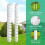 4PCS Tree Trunk Protector Plastic Spirals Tree Guards Trunk Protector Tubes Wraps Protect Plant From Deer Rabbit Cats A 5