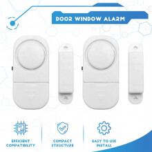 6Sets/Pack Wireless Anti Theft Apartment Burglar Alert Door Alarm Window for Home Security DIY Magnetic Sensor