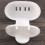 Double Soap Dish Strong Suction Soap Holder Cup Tray for Shower Bathroom (White) 3