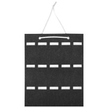 Glasses Organizer Sunglasses Organizer Storage Hanging Bag Sunglasses Eyeglasses Display Wall Mount Organizer 15 Slot Eyewear Holder Grey