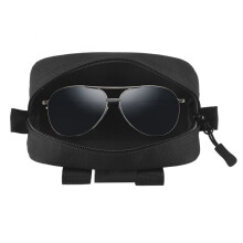Nylon Brillen Harde Hoes Anti-Shock Molle Systeem Zonnebrilzakje Draagbare Waterdichte Zonnebriltas Brillenaccessoires