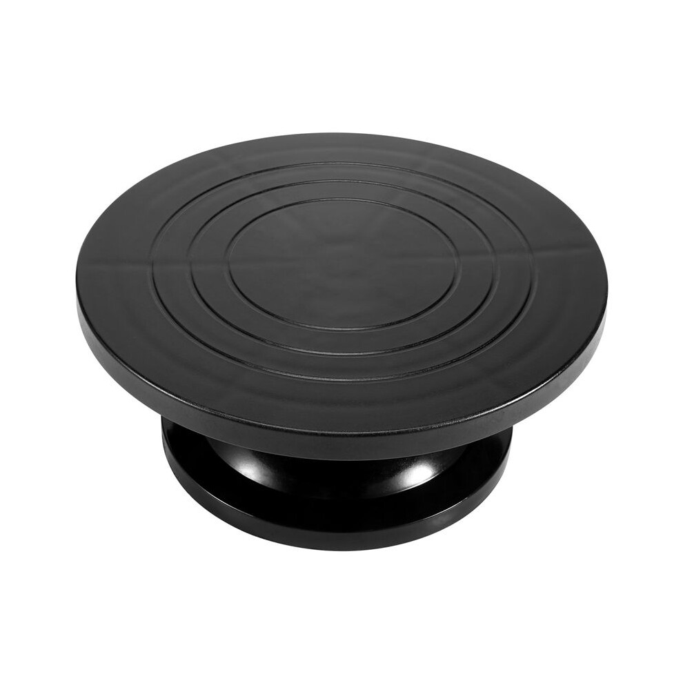 30Cm Pottery Wheel Modelling Platform Sculpting Turntable Model Making Clay Sculpture Tools Round Rotary Turn Plate Pottery Tools Black