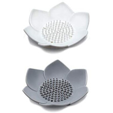 Soap Dish, Bar Soap Holder Case with Drain Holes, Silicone Soap Tray Saver Sponge Holder Soap Dishes