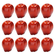 12 PièCes SéRies Faux Fruits Pommes Pommes Artificielles RéAlistes Simulation Pommes Rouges Maison Maison DéCoration pour Nature Morte Cuisine
