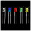 3mm LED 500 pcs red green yellow  white light emitting diodes 10